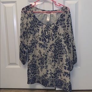Francescas 3/ 4 sleeve blouse